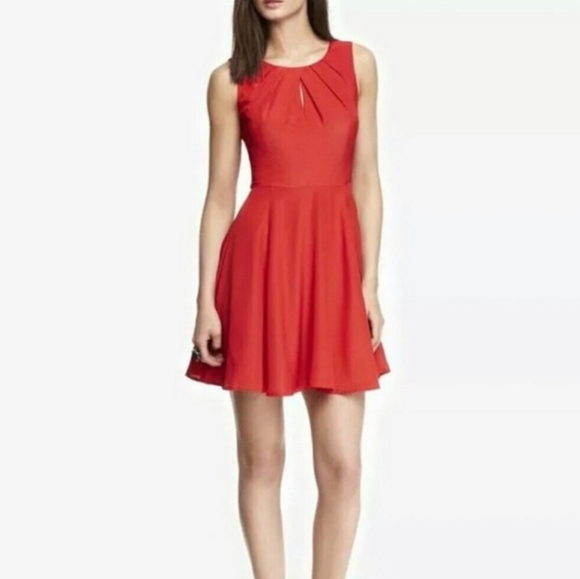Express Dresses & Skirts - Express A line fit and flare keyhole dress